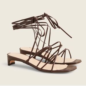 J.Crew Ankle Wrap Heeled Sandal